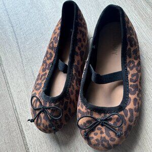 Old Navy Animal Print Flats - Girls Size 7